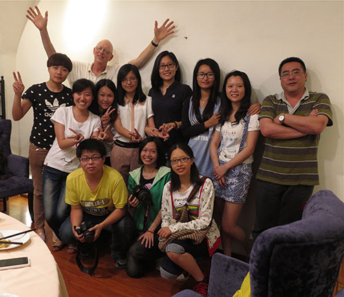 The staff of Huixing Journal, ready for two weeks of fun. 